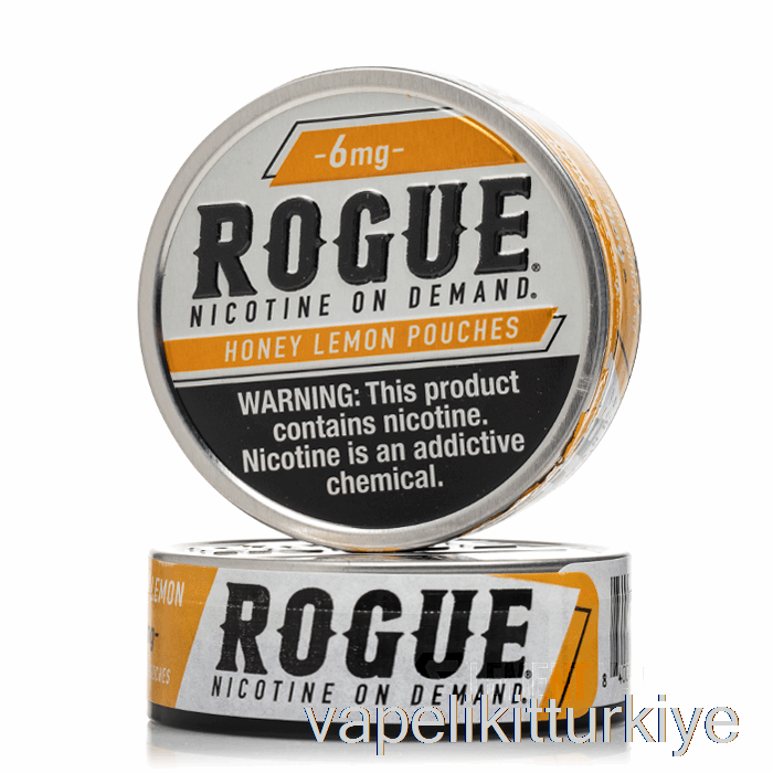 Vape Türkiye Rogue Nikotin Poşetleri - Ballı Limon 3mg (5'li Paket)